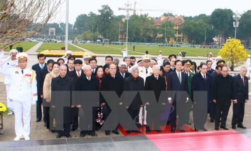 Lãnh đạo Đảng, Nhà nước vào Lăng viếng Chủ tịch Hồ Chí Minh